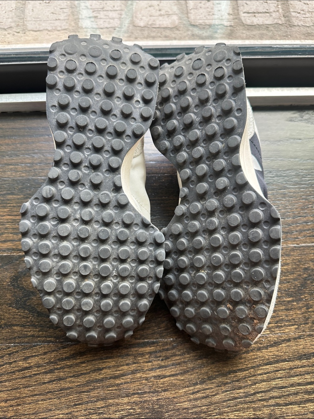New Balance Women’s Black and White Sneakers